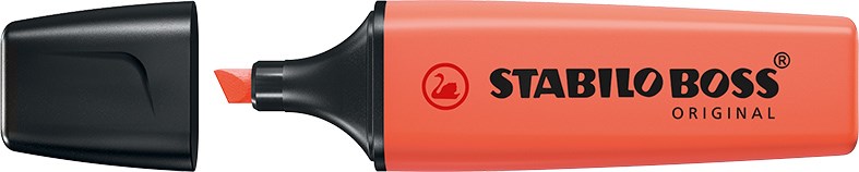 STABILO BOSS ORIGINAL Pastel Leuchtmarkierer - mellow coral red