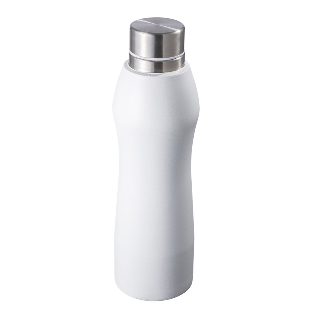 Trinkflasche RETUMBLER-GIBRALTAR - silber, weiß / weiß