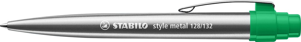 STABILO style metal Kugelschreiber - Silber/Grün