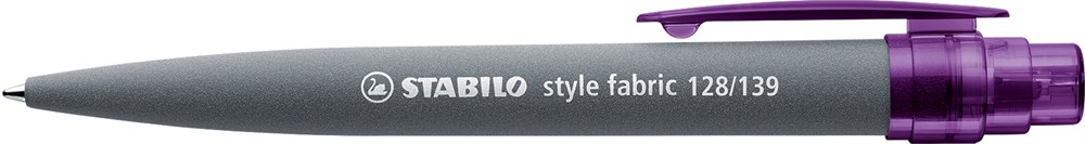 STABILO style fabric Kugelschreiber - grau/transparent lila