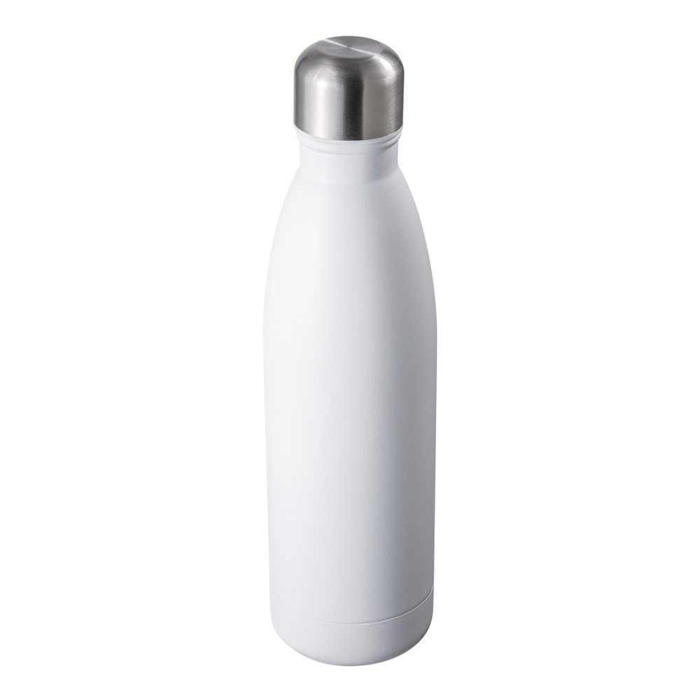 Thermotrinkflasche RETUMBLER-NIZZA - silber, weiß / weiß