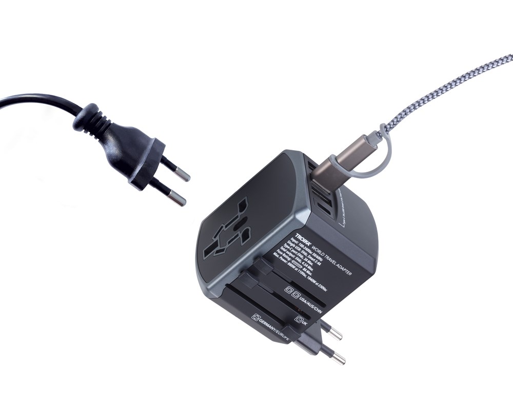 TROIKA Reiseadapter-Set TROIKA WORLD TRAVEL ADAPTER TROIKA Reiseadapter-Set TROIKA WORLD TRAVEL ADAPTER