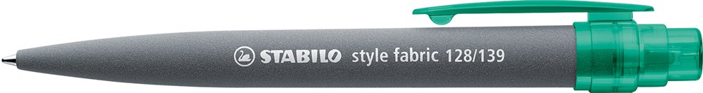 STABILO style fabric Kugelschreiber - grau/transparent grün