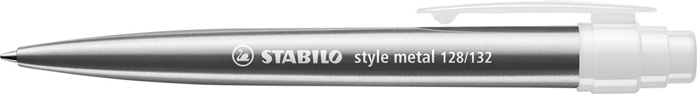 STABILO style metal Kugelschreiber - Silber/Weiß