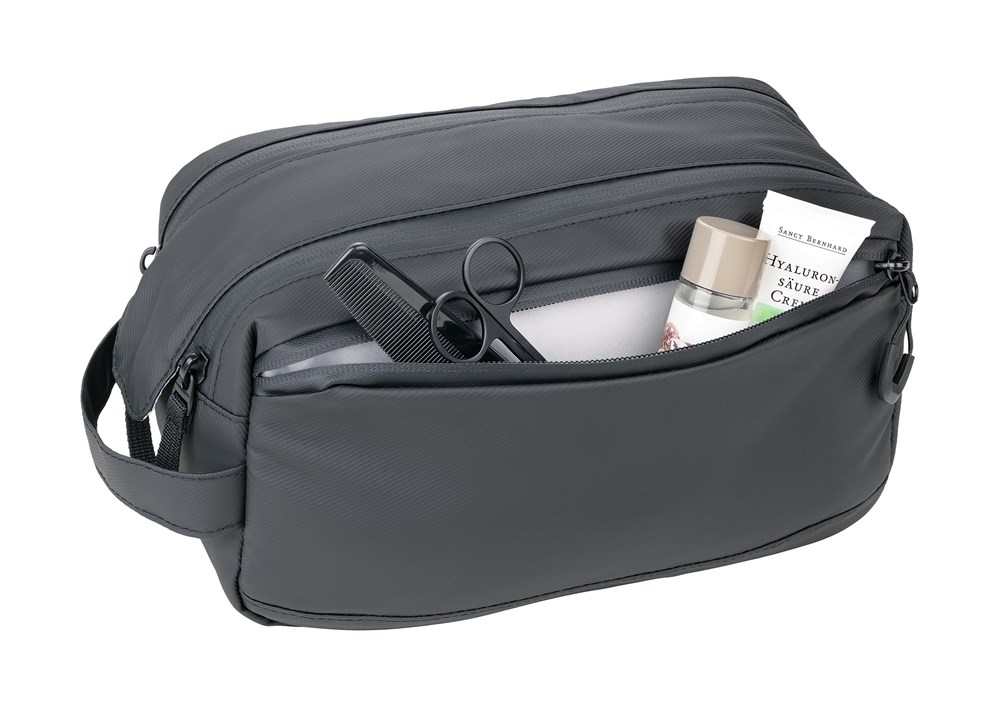 TROIKA Kulturbeutel TROIKA BLACK WASHBAG 2