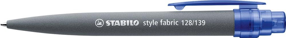 STABILO style fabric Kugelschreiber - grau/transparent blau