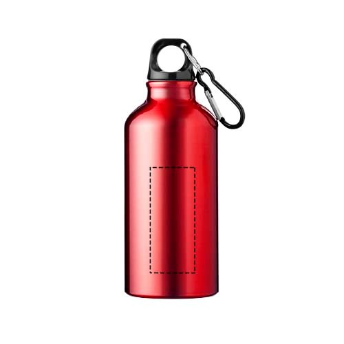 Oregon 400 ml Aluminium Trinkflasche mit Karabinerhaken