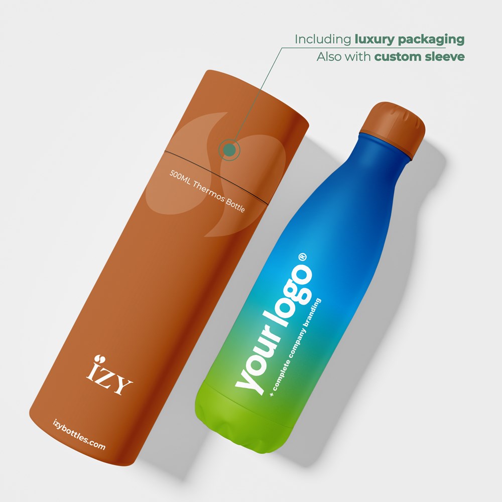 Trinkflasche / Thermoskanne - Orange - 500 ml