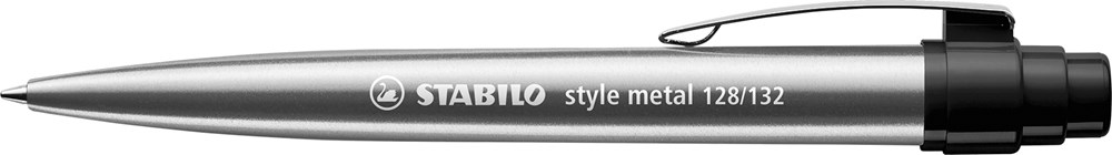 STABILO style metal Kugelschreiber - Silber/Schwarz