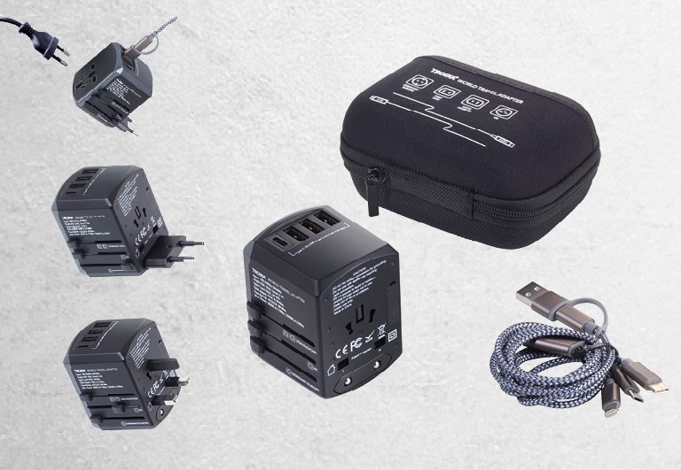 TROIKA Reiseadapter-Set TROIKA WORLD TRAVEL ADAPTER TROIKA Reiseadapter-Set TROIKA WORLD TRAVEL ADAPTER