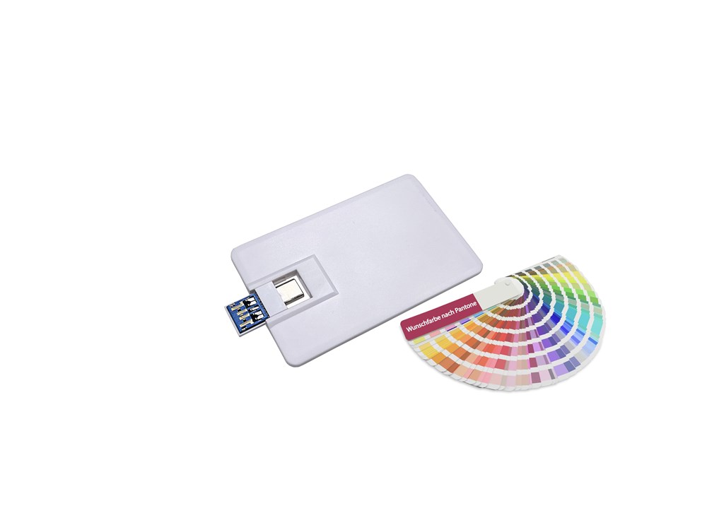 USB-Stick Credit Card 5 Typ C USB 3.0 COB  16 GB SonderfarbeWunschfarbeUSB 3.0 Flash Disk 16 GB