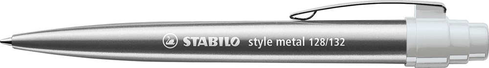 STABILO style metal Kugelschreiber - silber/grau