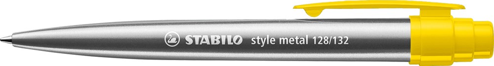 STABILO style metal Kugelschreiber - Silber/Gelb